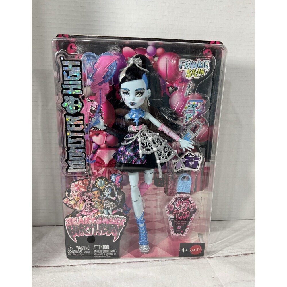 Monster High Scary Sweet Birthday Frankie Stein Doll & Accessories NEW IN BOX